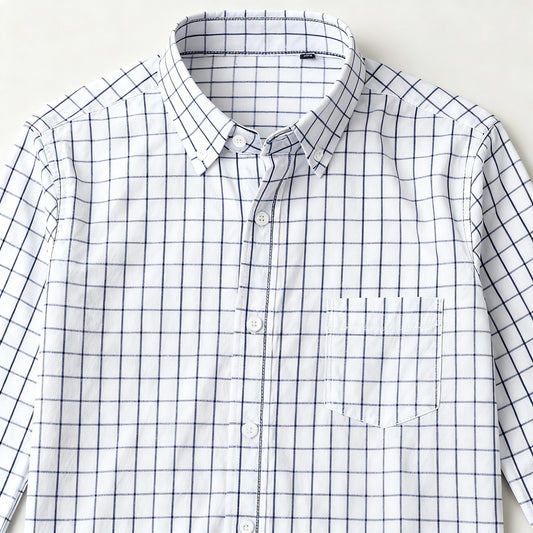 MetroGrid Executive Check Shirt
