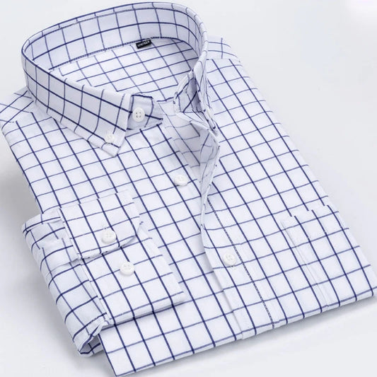 MetroGrid Executive Check Shirt