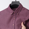 Red Executive Mini-Check Soft Shirt