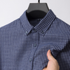 Blue Executive Mini-Check Soft Shirt